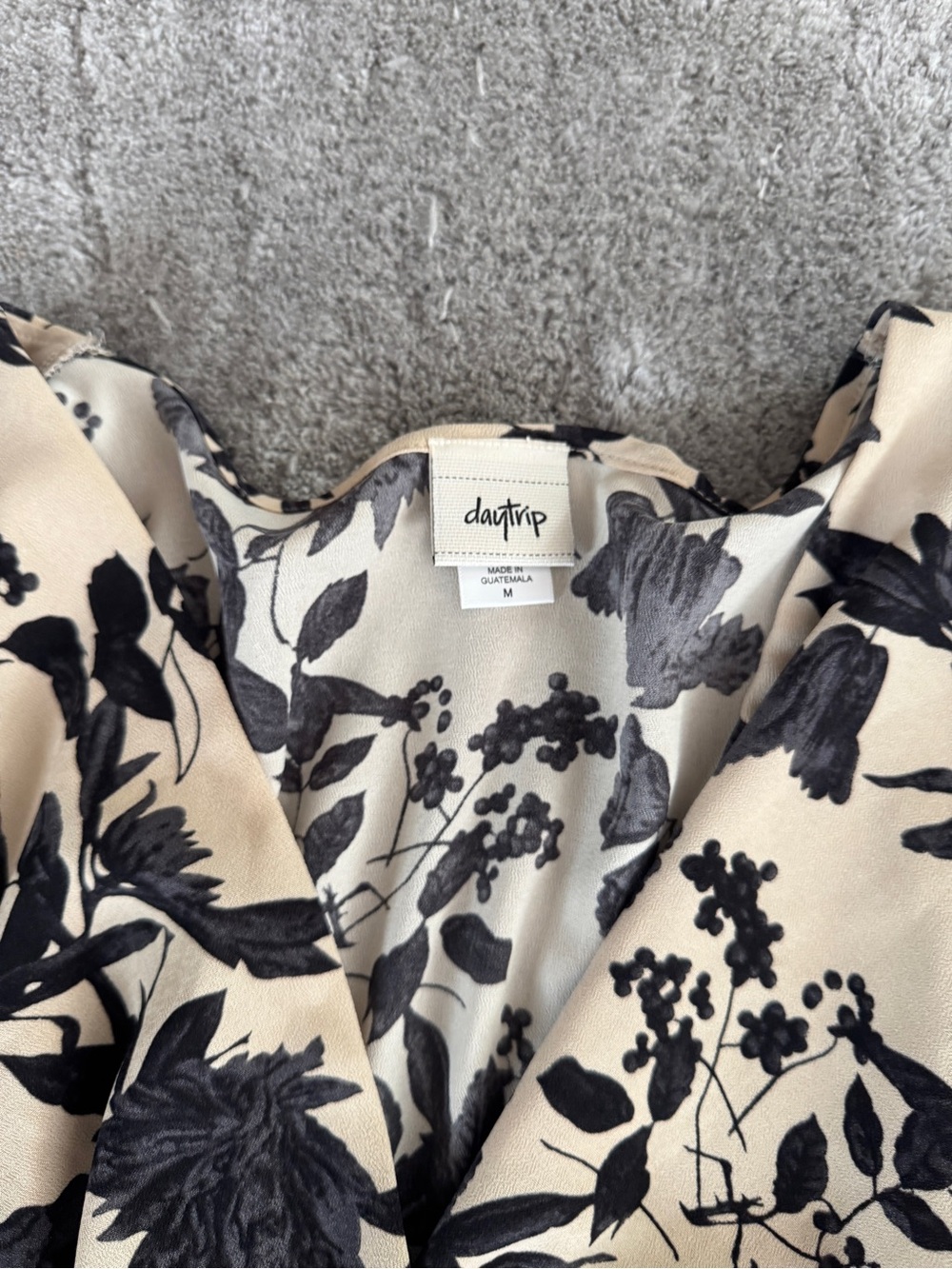 Daytrip Floral V-Neck Long Sleeve Romper - Picture 3 of 6